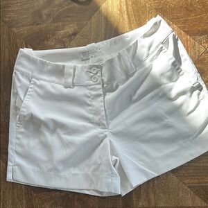 Nike Women's White Golf Shorts